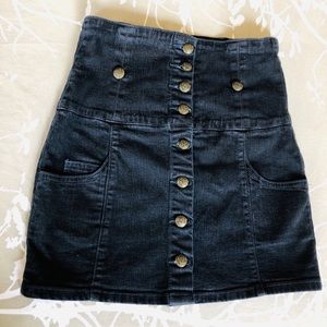 ERA OF CHAOS DENIM HIGH WAIST MINI USA Size 27
